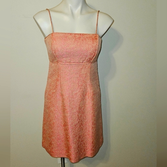 Worth Chic Pink Spaghetti Strap Dress Size 4 NWT - Picture 1 of 4